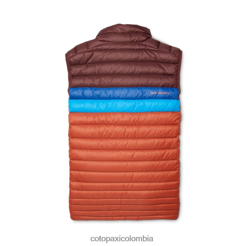 Cotopaxi chaleco de plumas fuego hombres castaña/especia XN60D2127 ropa