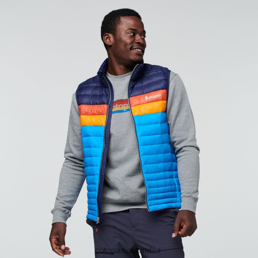 Cotopaxi chaleco de plumas fuego hombres marítimo/agua salada XN60D2126 ropa