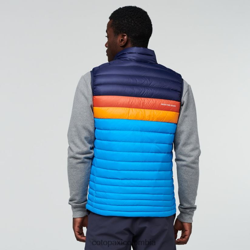 Cotopaxi chaleco de plumas fuego hombres marítimo/agua salada XN60D2126 ropa