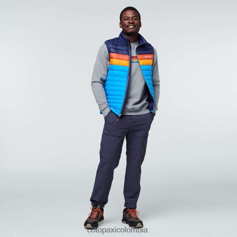 Cotopaxi chaleco de plumas fuego hombres marítimo/agua salada XN60D2126 ropa