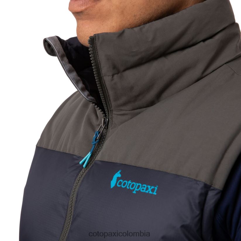 Cotopaxi chaleco de plumas solazo hombres hierro/negro XN60D2134 ropa