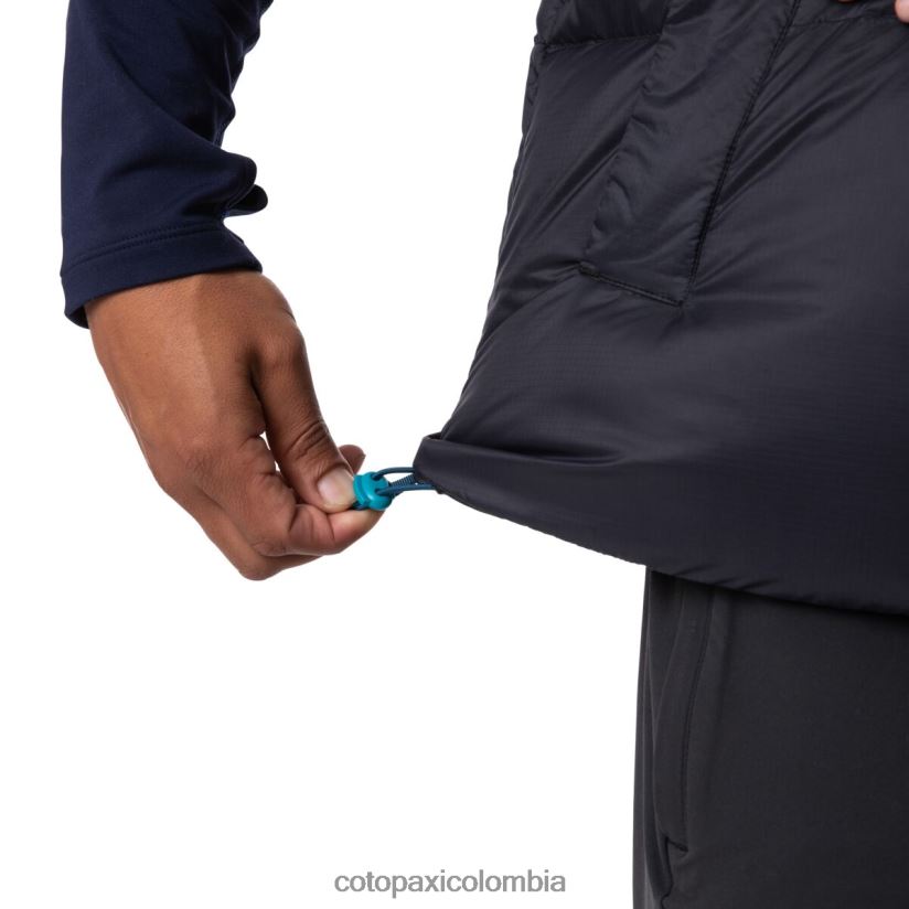 Cotopaxi chaleco de plumas solazo hombres hierro/negro XN60D2134 ropa