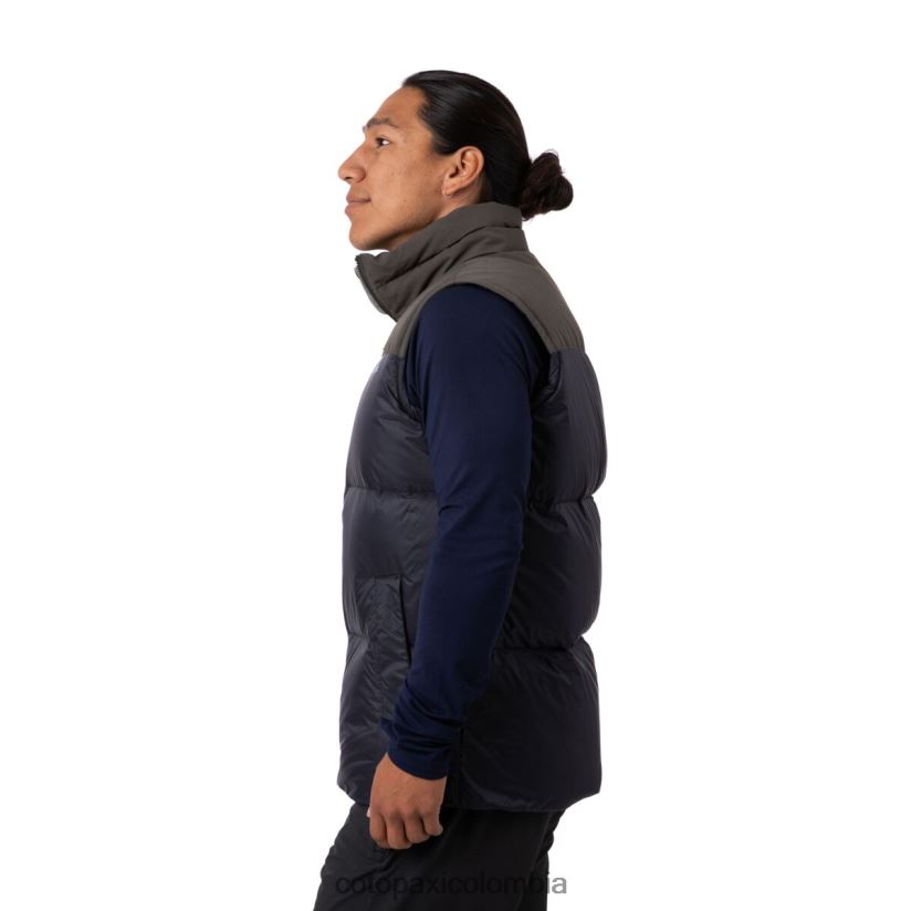 Cotopaxi chaleco de plumas solazo hombres hierro/negro XN60D2134 ropa