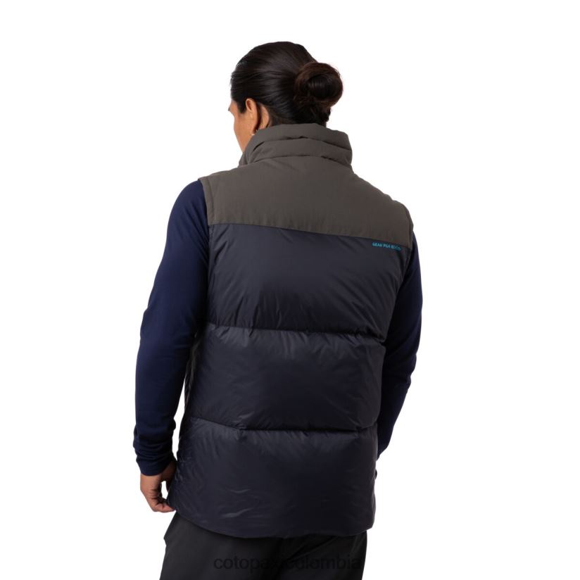 Cotopaxi chaleco de plumas solazo hombres hierro/negro XN60D2134 ropa