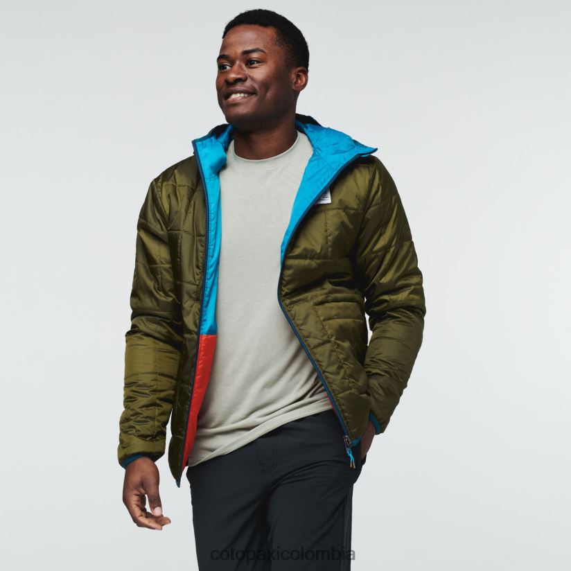 Cotopaxi chaqueta con capucha teca calido hombres Florida XN60D2113 ropa