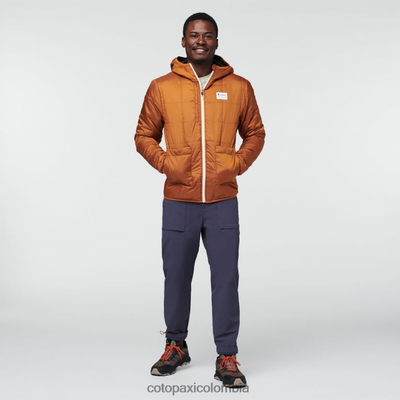 Cotopaxi chaqueta con capucha teca calido hombres estación Espacial XN60D2106 ropa