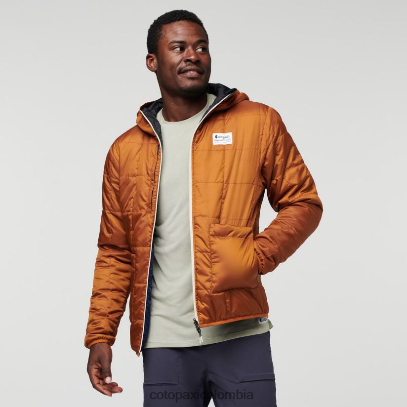 Cotopaxi chaqueta con capucha teca calido hombres estación Espacial XN60D2106 ropa