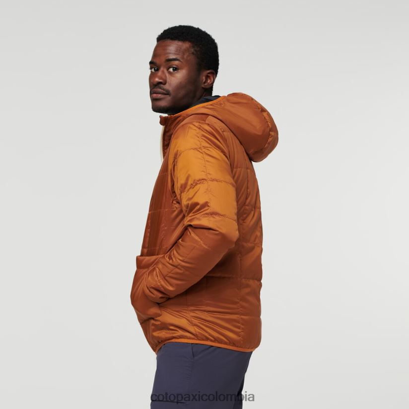 Cotopaxi chaqueta con capucha teca calido hombres estación Espacial XN60D2106 ropa