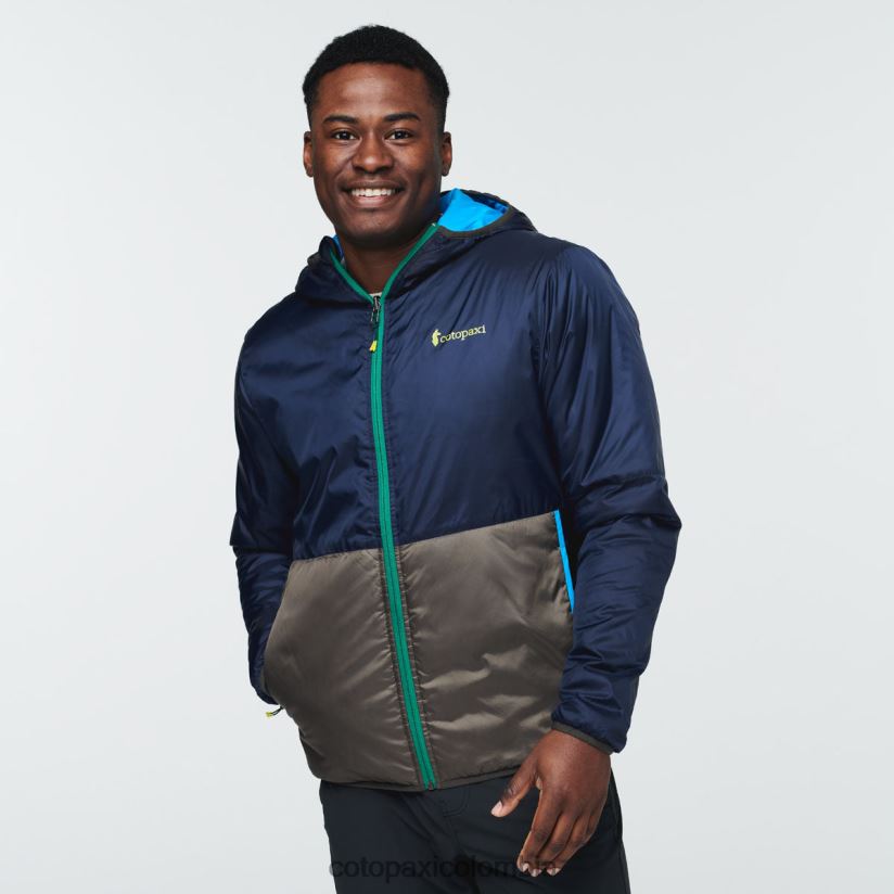 Cotopaxi chaqueta con capucha teca calido hombres hundirse o nadar XN60D2103 ropa