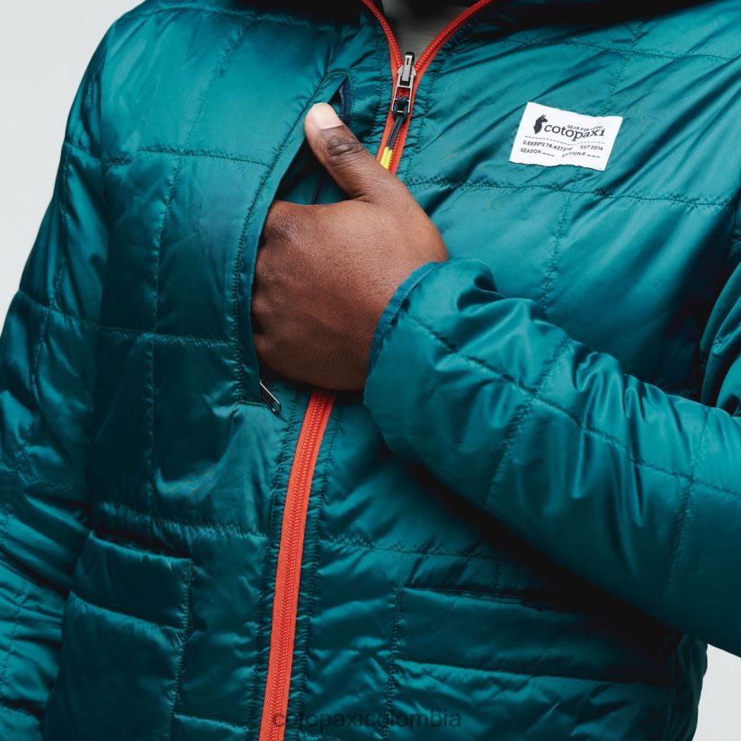 Cotopaxi chaqueta con capucha teca calido hombres sobreviviente XN60D2100 ropa