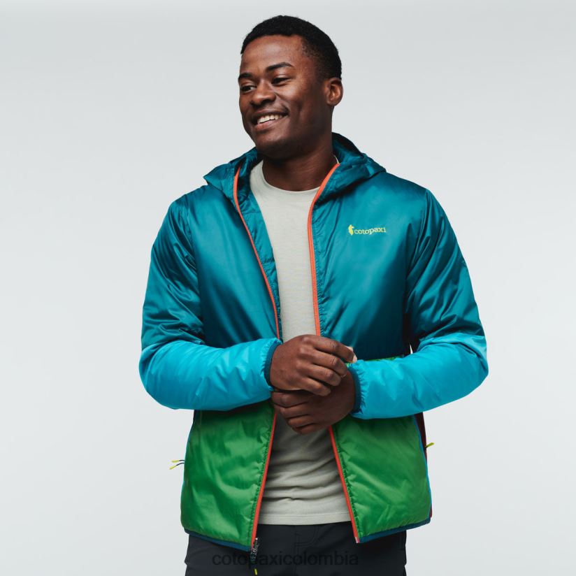 Cotopaxi chaqueta con capucha teca calido hombres sobreviviente XN60D2100 ropa