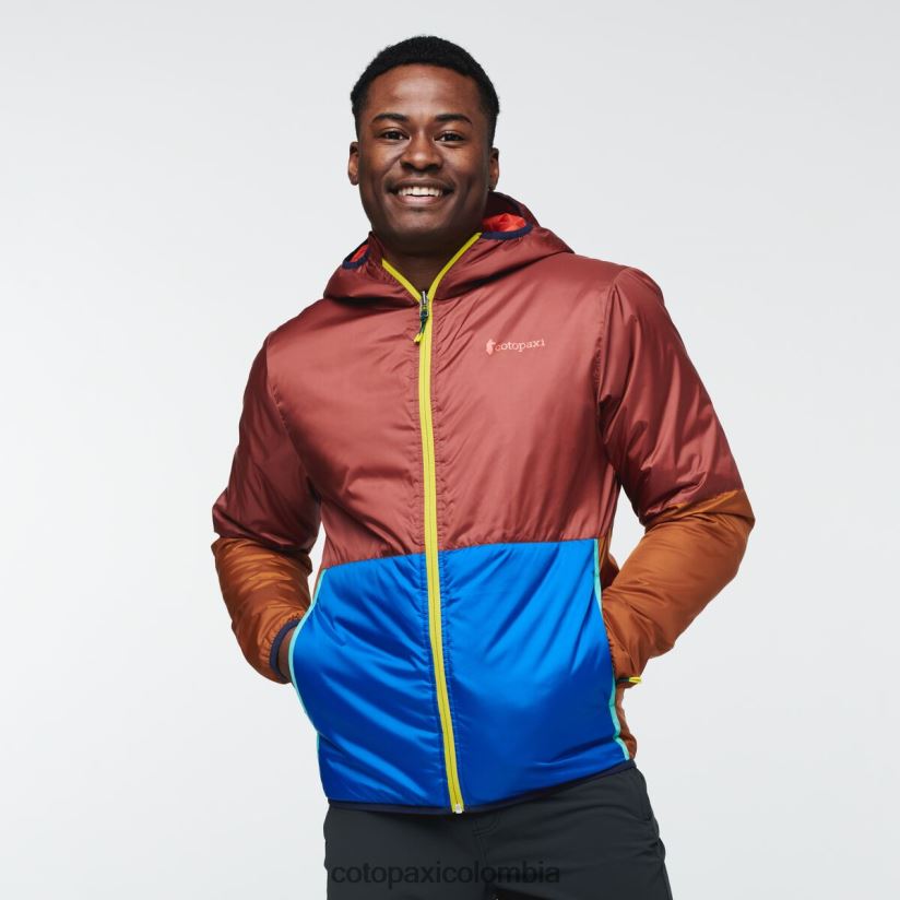 Cotopaxi chaqueta con capucha teca calido hombres tierras secas XN60D2102 ropa
