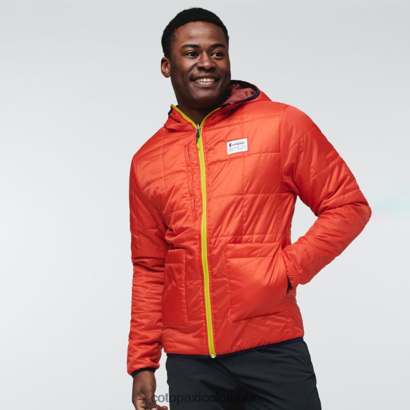 Cotopaxi chaqueta con capucha teca calido hombres tierras secas XN60D2102 ropa