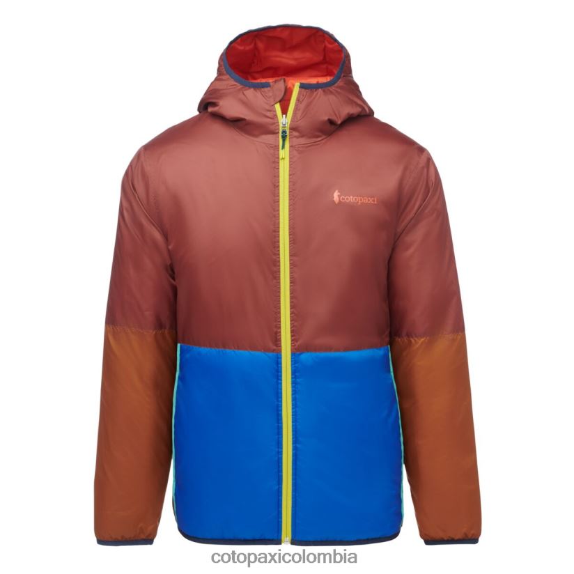 Cotopaxi chaqueta con capucha teca calido hombres tierras secas XN60D2102 ropa