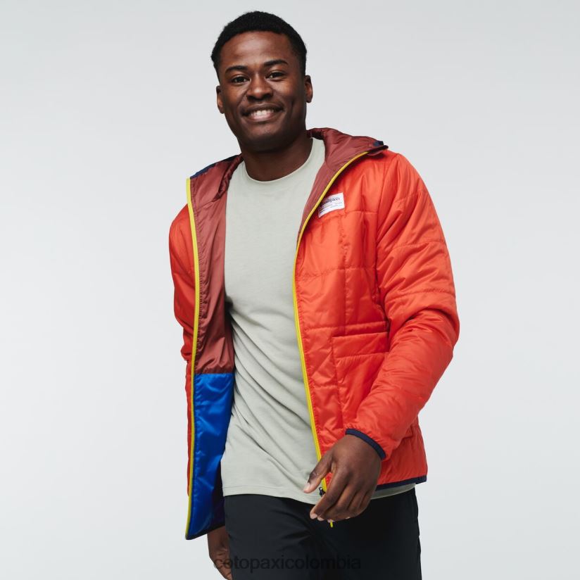 Cotopaxi chaqueta con capucha teca calido hombres tierras secas XN60D2102 ropa