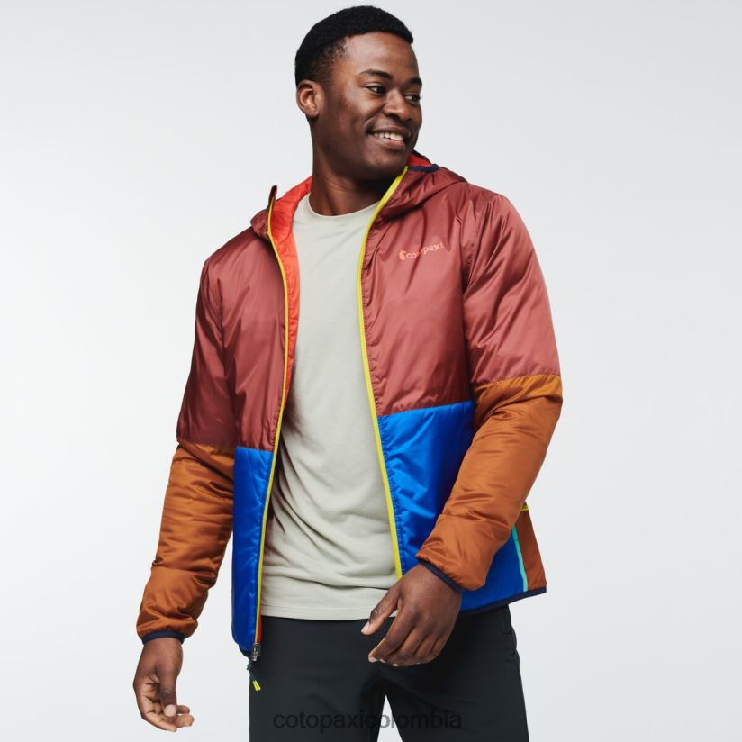 Cotopaxi chaqueta con capucha teca calido hombres tierras secas XN60D2102 ropa