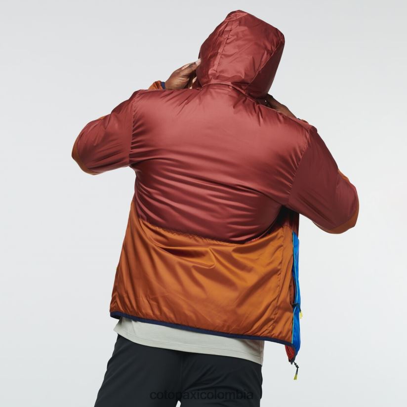 Cotopaxi chaqueta con capucha teca calido hombres tierras secas XN60D2102 ropa
