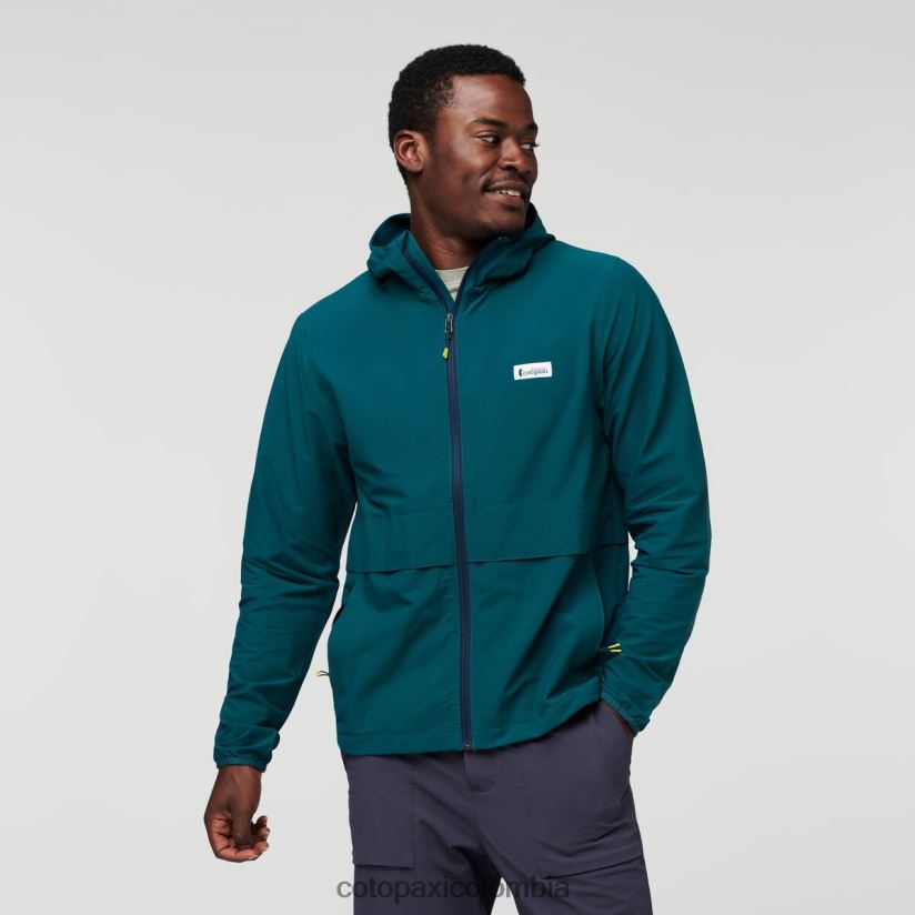 Cotopaxi chaqueta de viaje viento hombres océano profundo XN60D291 ropa