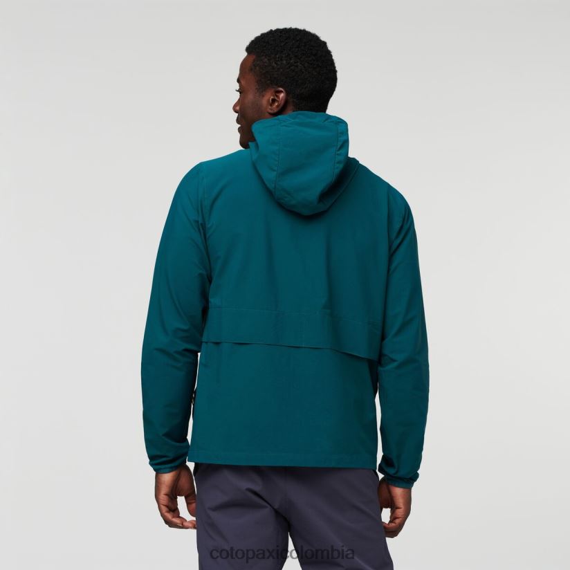 Cotopaxi chaqueta de viaje viento hombres océano profundo XN60D291 ropa