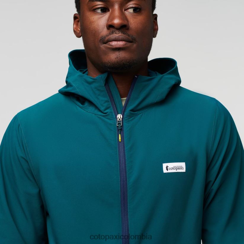 Cotopaxi chaqueta de viaje viento hombres océano profundo XN60D291 ropa