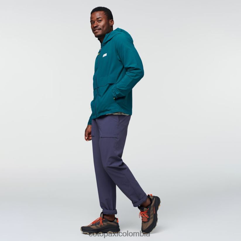 Cotopaxi chaqueta de viaje viento hombres océano profundo XN60D291 ropa