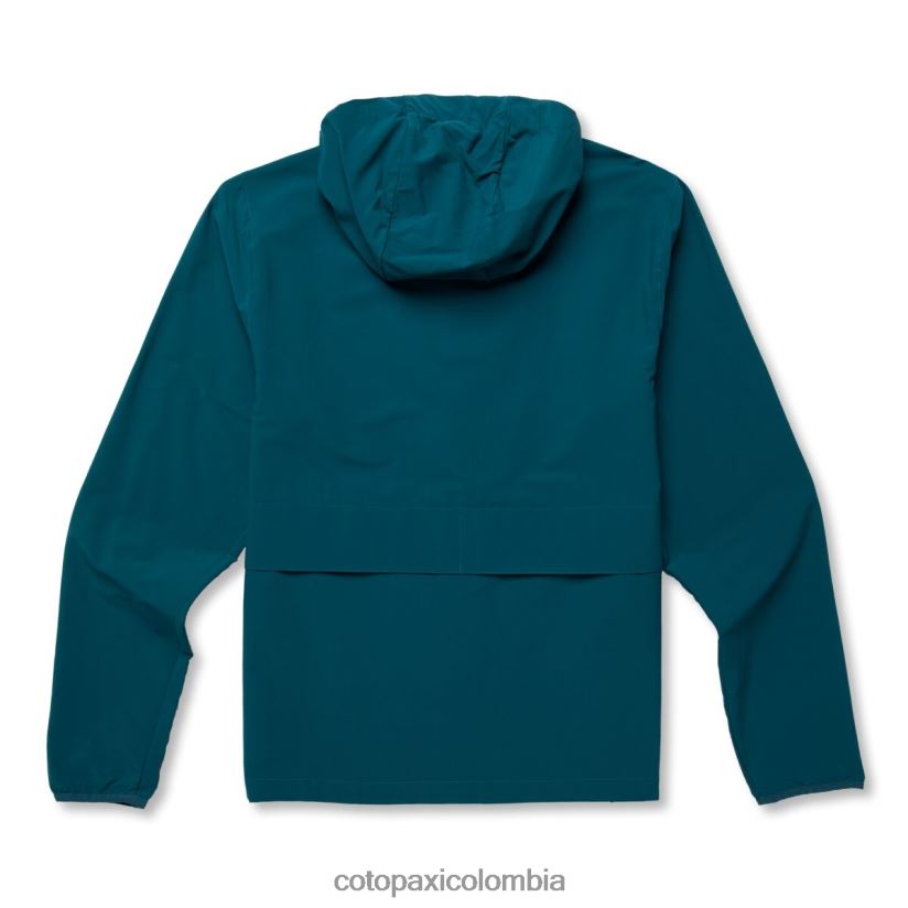 Cotopaxi chaqueta de viaje viento hombres océano profundo XN60D291 ropa