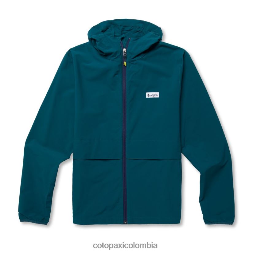 Cotopaxi chaqueta de viaje viento hombres océano profundo XN60D291 ropa