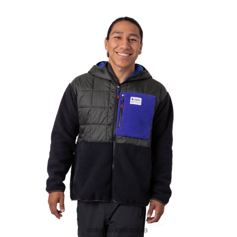 Cotopaxi chaqueta híbrida tricotada hombres hierro/negro XN60D2116 ropa