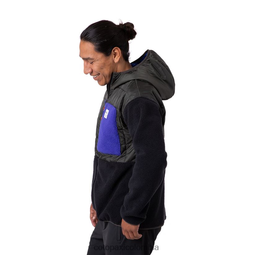 Cotopaxi chaqueta híbrida tricotada hombres hierro/negro XN60D2116 ropa