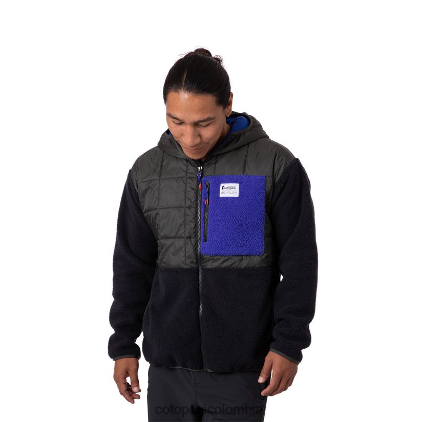 Cotopaxi chaqueta híbrida tricotada hombres hierro/negro XN60D2116 ropa