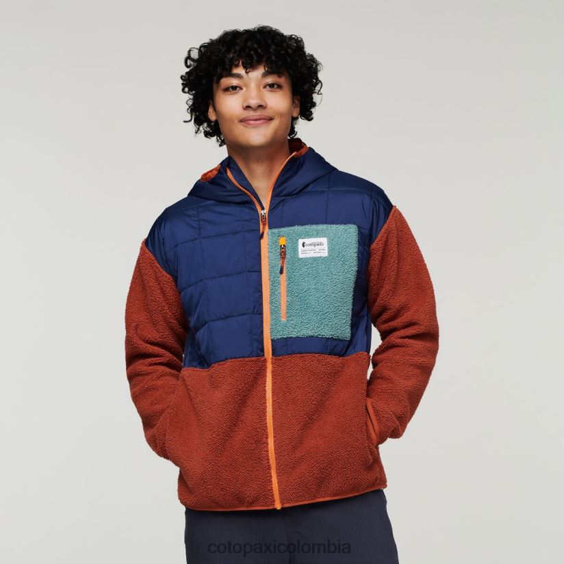 Cotopaxi chaqueta híbrida tricotada hombres marítimo/especias XN60D2124 ropa