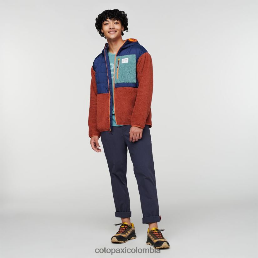 Cotopaxi chaqueta híbrida tricotada hombres marítimo/especias XN60D2124 ropa