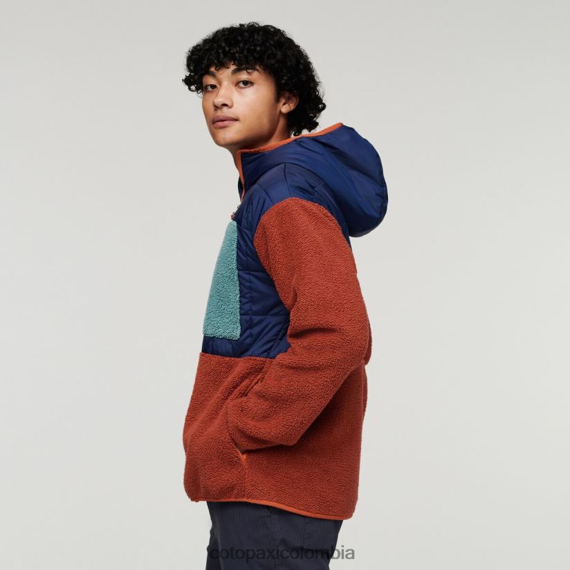 Cotopaxi chaqueta híbrida tricotada hombres marítimo/especias XN60D2124 ropa