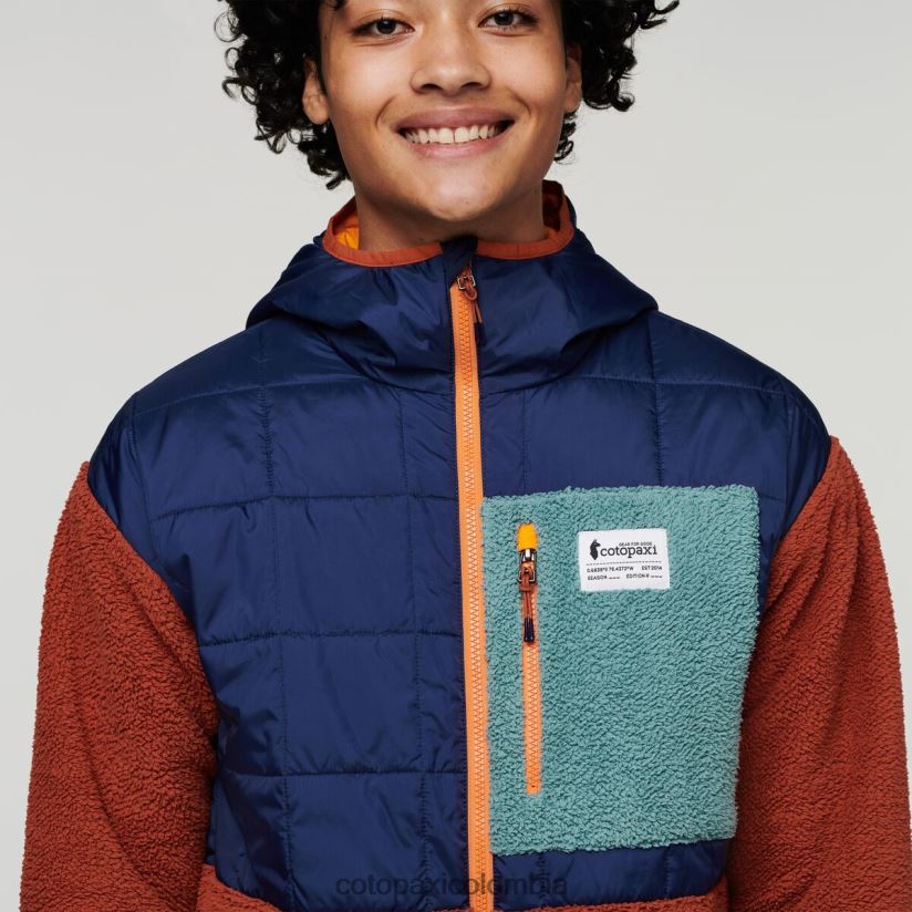 Cotopaxi chaqueta híbrida tricotada hombres marítimo/especias XN60D2124 ropa