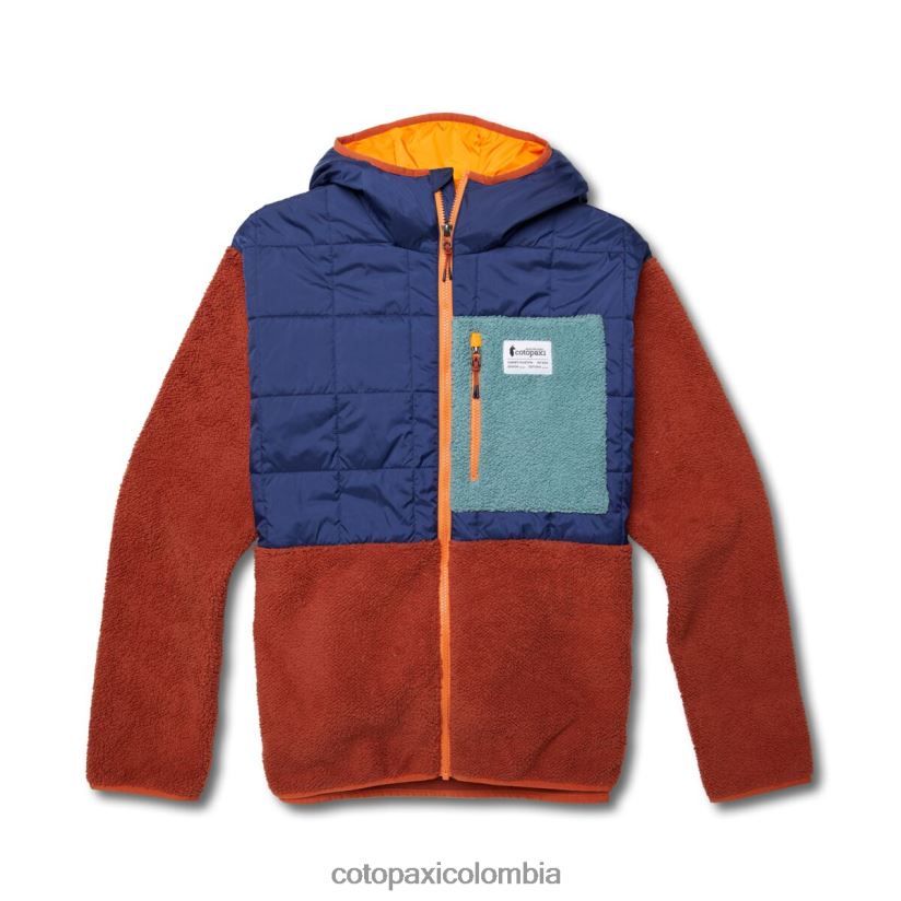Cotopaxi chaqueta híbrida tricotada hombres marítimo/especias XN60D2124 ropa