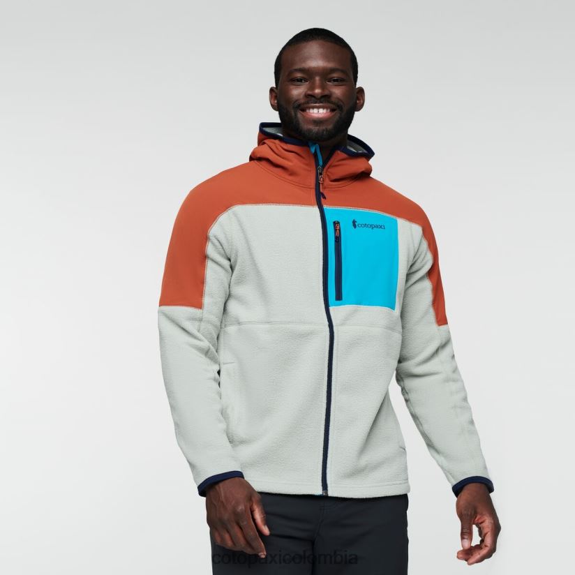 Cotopaxi chaqueta polar con capucha y cierre completo abrazo hombres especia/pincel XN60D2117 ropa