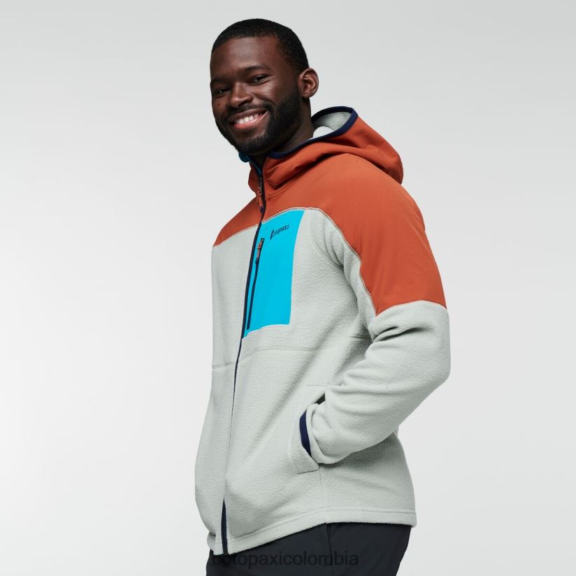 Cotopaxi chaqueta polar con capucha y cierre completo abrazo hombres especia/pincel XN60D2117 ropa