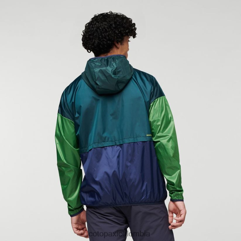 Cotopaxi cortavientos teca con media cremallera hombres pinares XN60D297 ropa