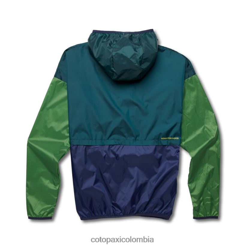 Cotopaxi cortavientos teca con media cremallera hombres pinares XN60D297 ropa