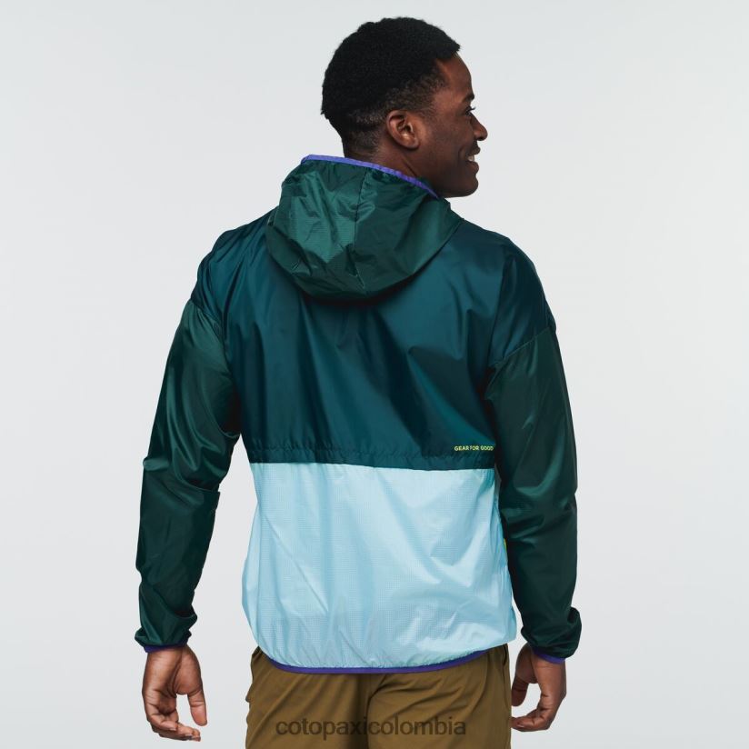 Cotopaxi cortavientos teca con media cremallera hombres punto reyes XN60D2112 ropa