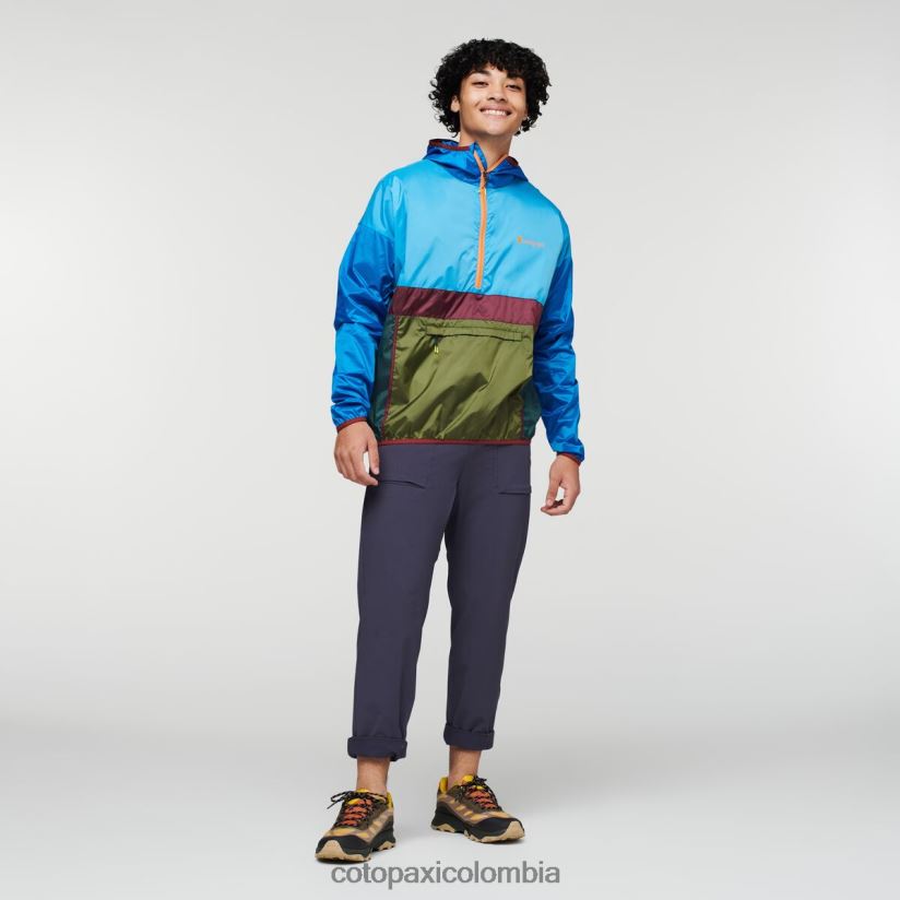 Cotopaxi cortavientos teca con media cremallera hombres seattle XN60D296 ropa