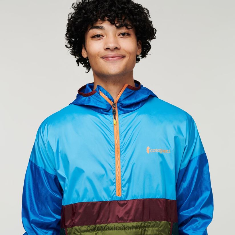 Cotopaxi cortavientos teca con media cremallera hombres seattle XN60D296 ropa