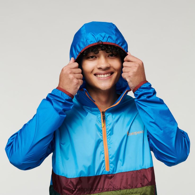 Cotopaxi cortavientos teca con media cremallera hombres seattle XN60D296 ropa