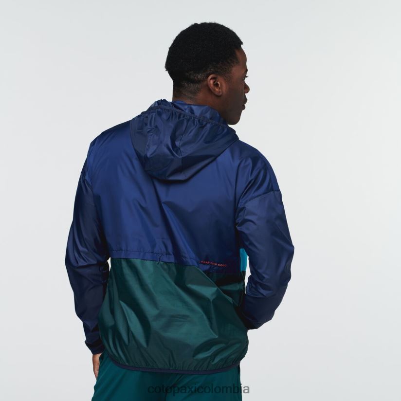 Cotopaxi cortavientos teca con media cremallera hombres sicomoro XN60D2105 ropa
