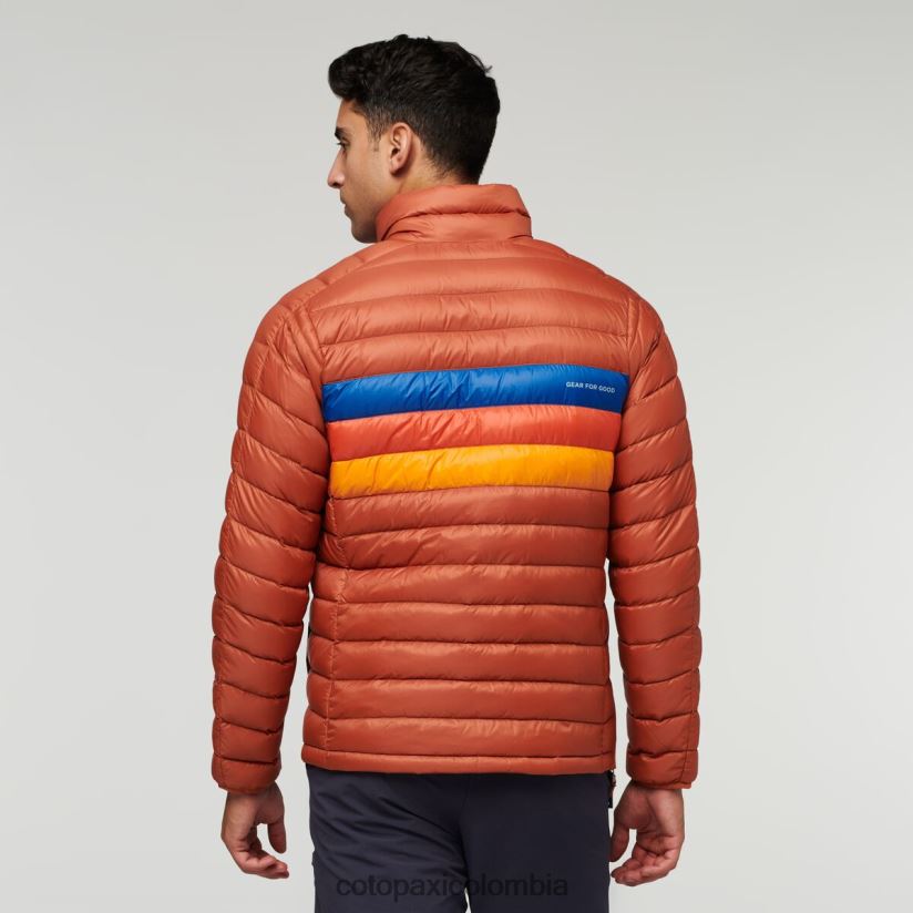 Cotopaxi jersey de fuego abajo hombres rayas de especias XN60D294 ropa