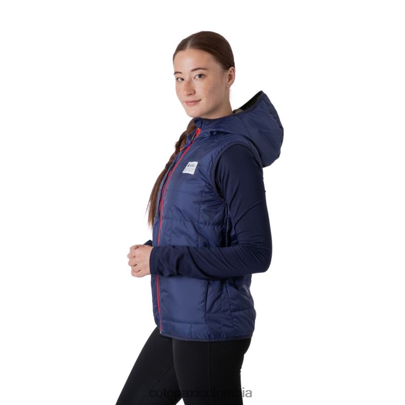 Cotopaxi chaleco con capucha teca calido mujer aceite de oliva XN60D251 ropa