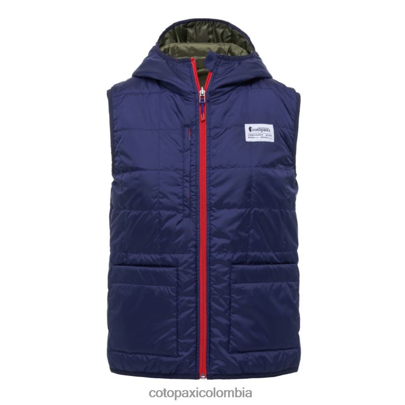 Cotopaxi chaleco con capucha teca calido mujer aceite de oliva XN60D251 ropa