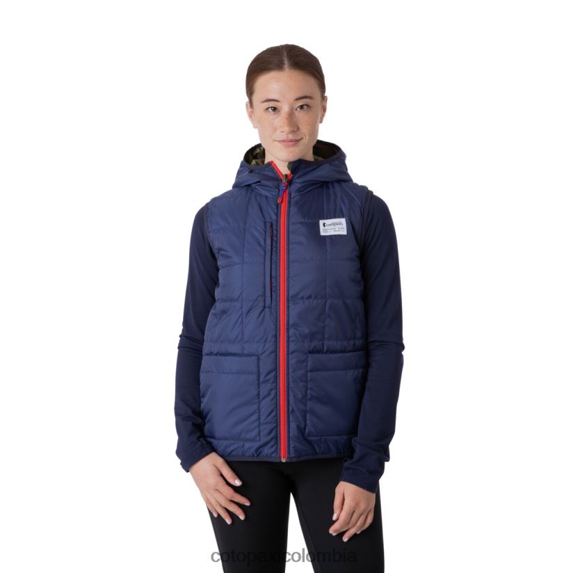 Cotopaxi chaleco con capucha teca calido mujer aceite de oliva XN60D251 ropa