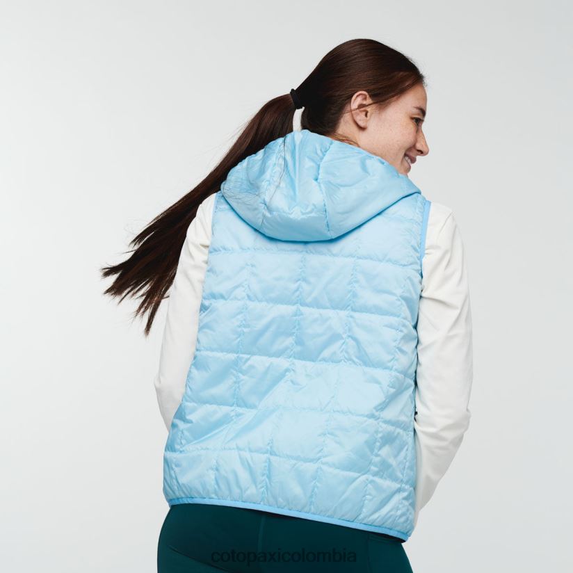 Cotopaxi chaleco con capucha teca calido mujer río sabio XN60D248 ropa