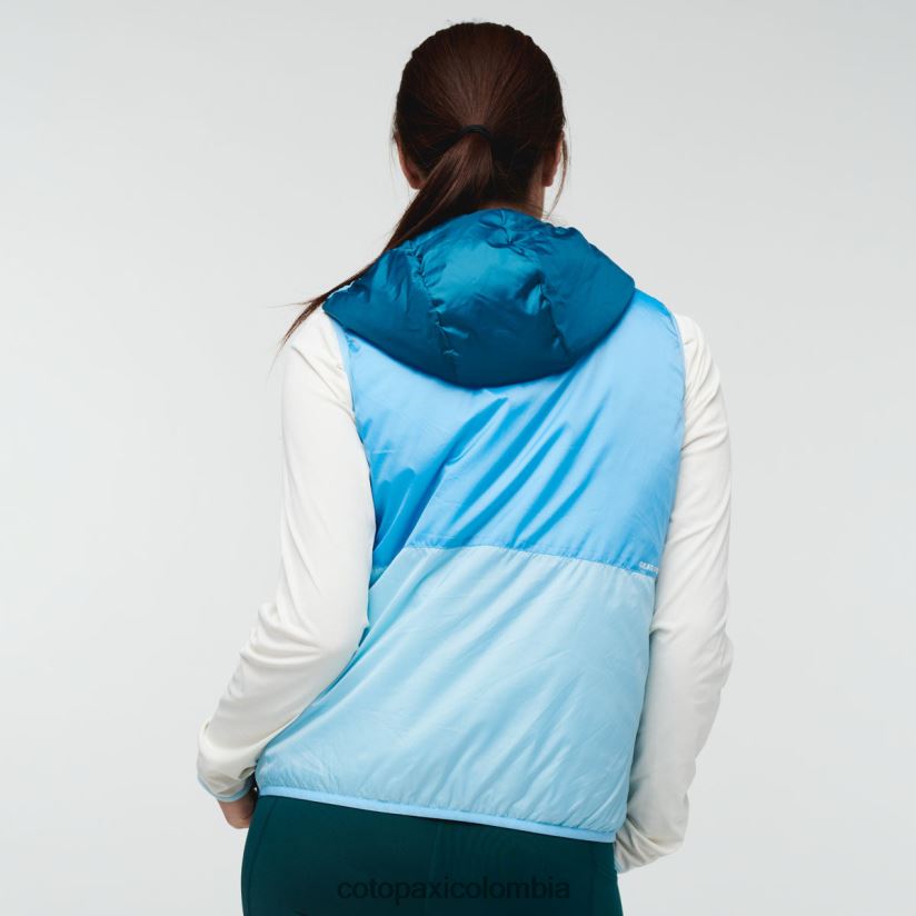 Cotopaxi chaleco con capucha teca calido mujer río sabio XN60D248 ropa